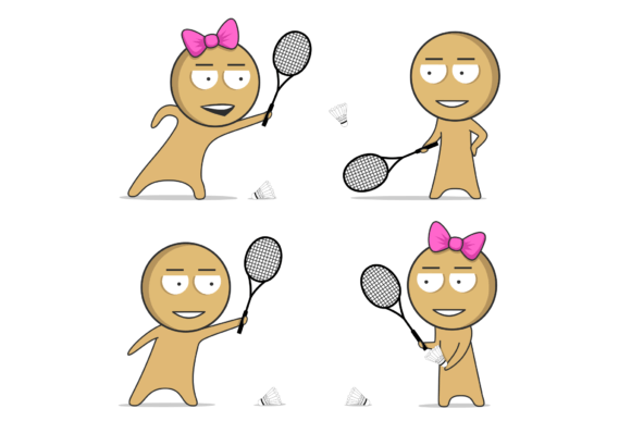 Badminton Clipart, Sport Clipart, Game: A Designer’s Take on Its Visual Potential