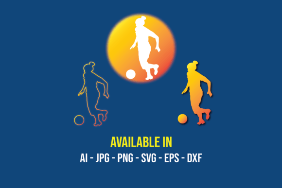 Football Soccer Game Icon Gradient Graphics for Crafters & Etsy Sellers