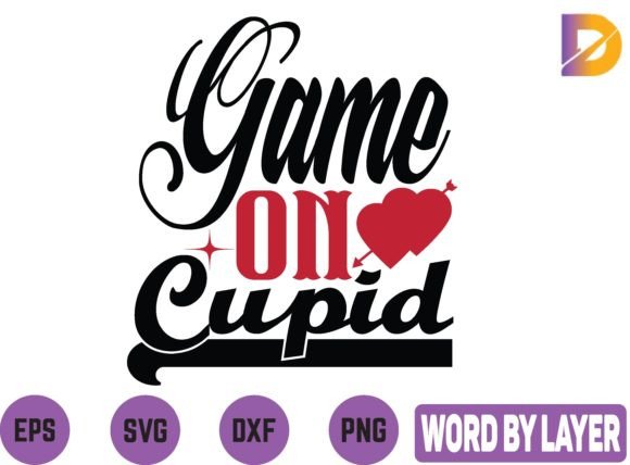 Game on Cupid SVG Crafts – A Fresh Graphic Design Asset for Playful Branding and Marketing