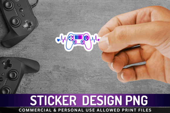 Game Sticker PNG Clipart: A Versatile Graphics Tool for Crafts & Creative Marketing