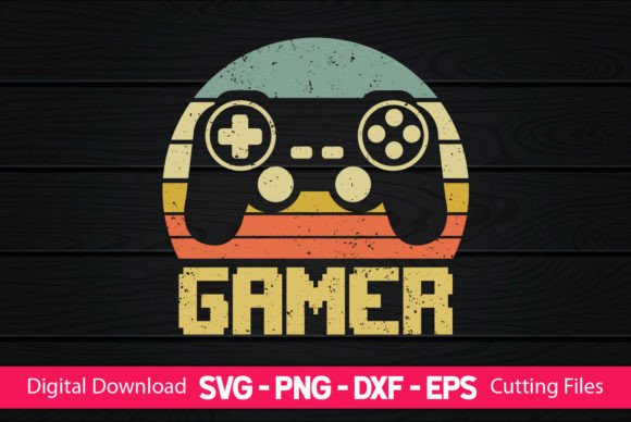 Gamer Video Game Lover Graphics for Crafts & Content Publishing