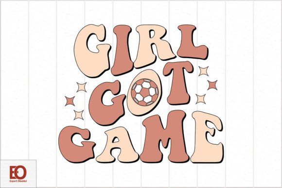 Girl Got Game - Soccer Sublimation: A Dynamic Graphic for Crafts & Creative Design Projects