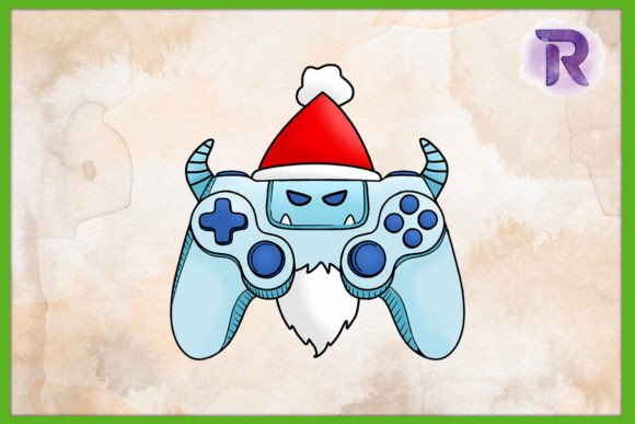 Iceman Game Controller Christmas Graphics for Crafts