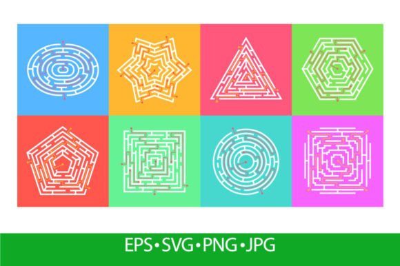 Labyrinth Game Graphics for Crafters & Etsy Sellers