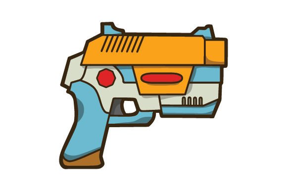 Retro Arcade Game Light Gun Design: A Visual Boost for Gaming & Craft Blogs