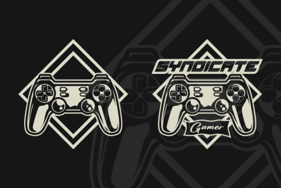 Syndicate Gamer Vintage Game Logo