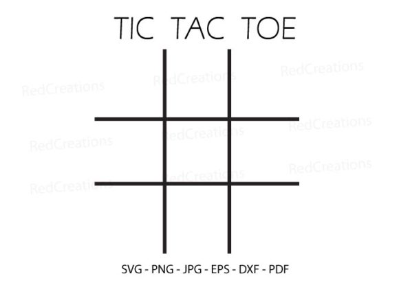 Tic Tac Toe Sudoku Board Game Graphics for Crafts & Creative Business