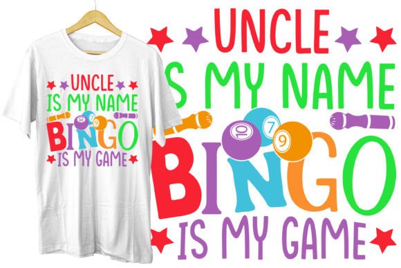 Uncle Bingo Game Bingo SVG Design: A Versatile Graphics Asset for Marketing & Branding