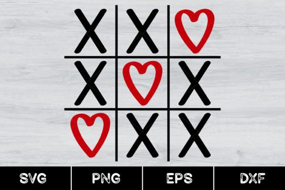 Valentine Tic Tac Toe Game Graphics for Crafters & Etsy Sellers