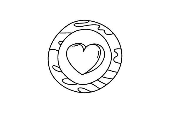Video Game Icon, Heart – A Versatile Craft for Game-Themed Visual Content